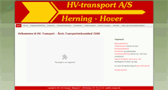 Desktop Screenshot of hv-transport.dk